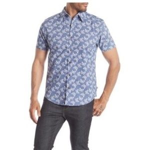 The Savile Row Short Sleeve Men's Print shirt
